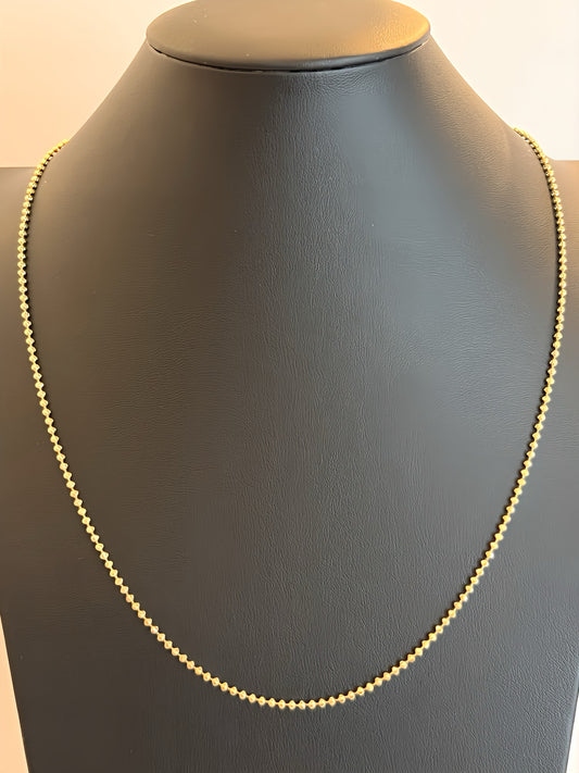 Men’s ball chain necklace