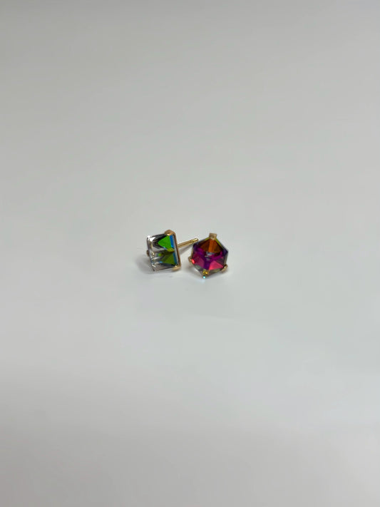 Crystal stud earrings