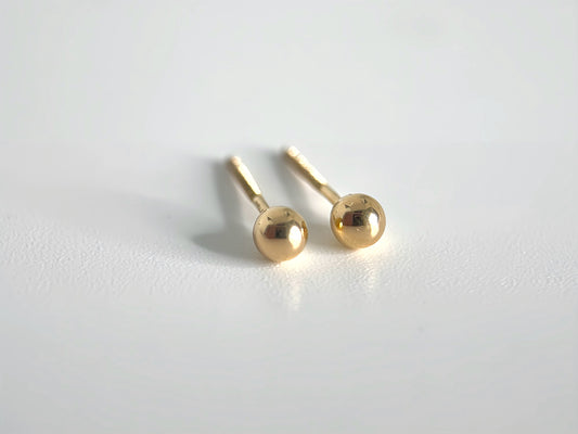 4mm ball stud earrings