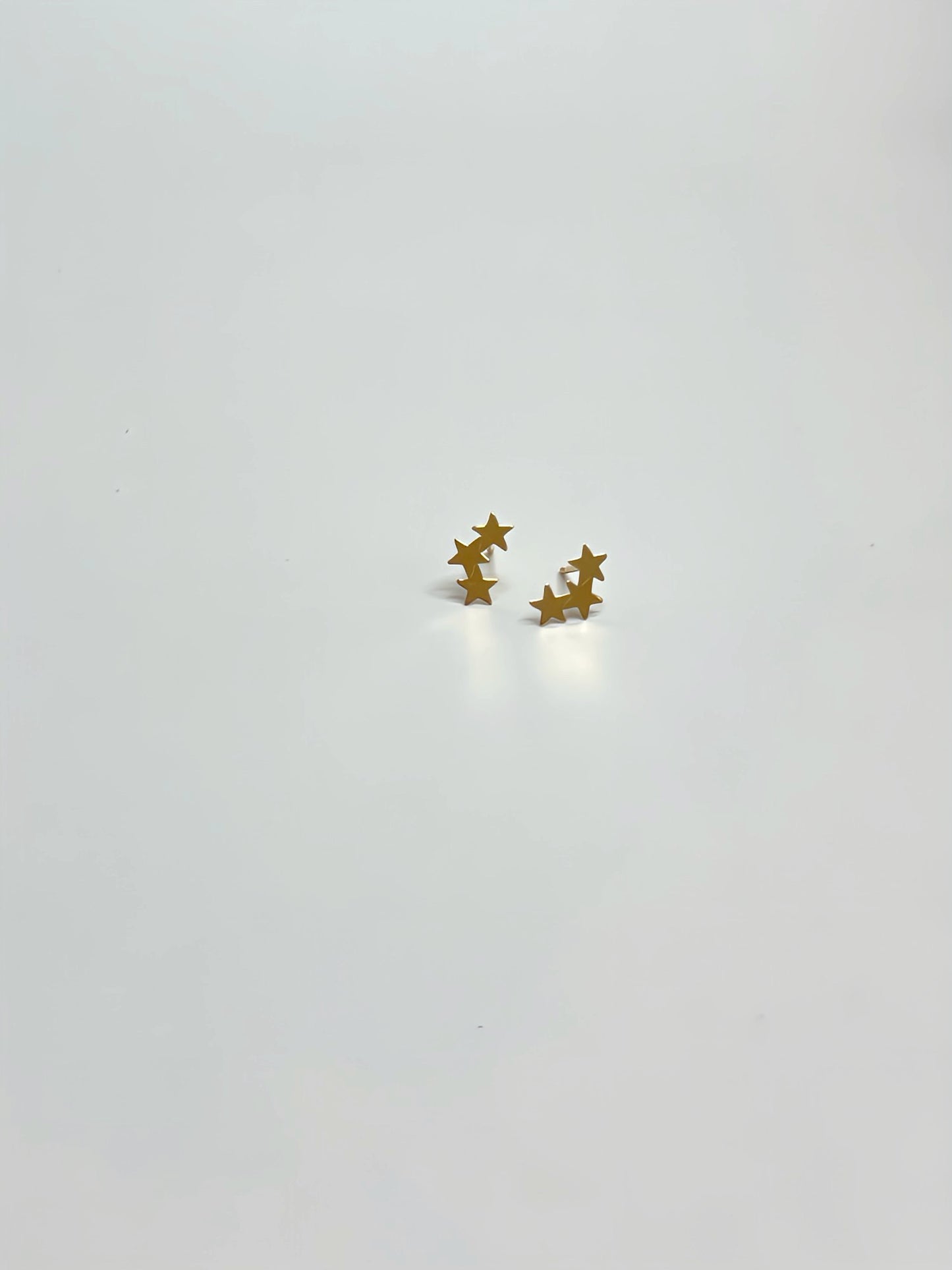 Triple stars earrings