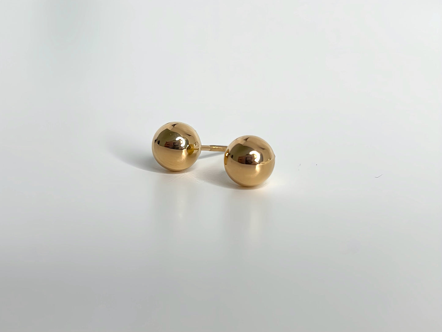 6mm ball stud earrings